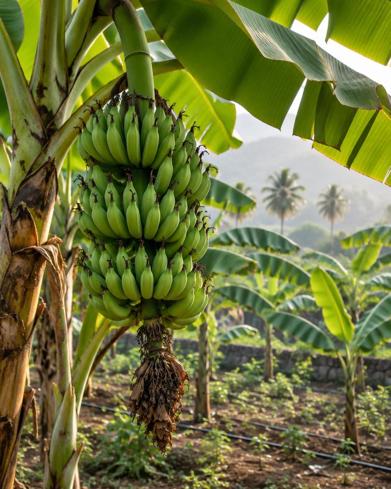 Banana growing at VIDHAI
