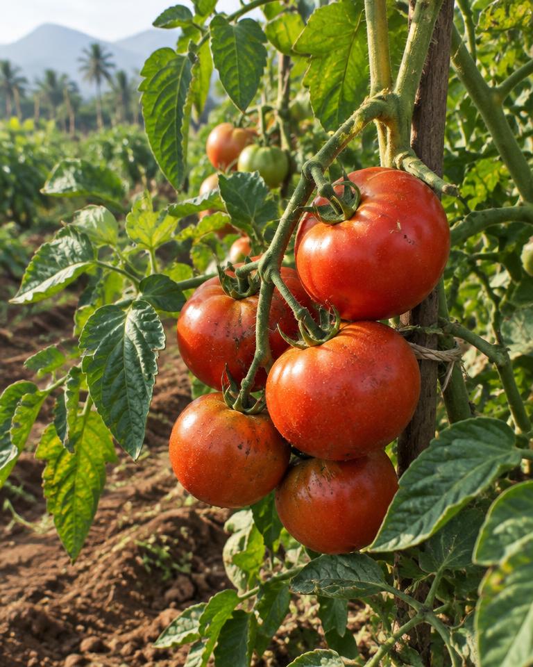 Tomato growing at VIDHAI